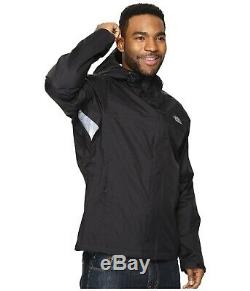 The North Face Men's Venture 2 Jacket Waterproof Shell DryVent TNF Black NWT