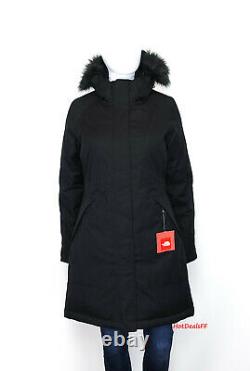 The North Face Women's Arctic 550 Down Waterproof DryVent Parka Jacket Black NEW