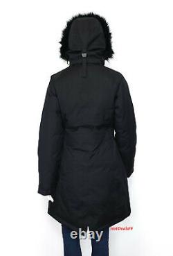 The North Face Women's Arctic 550 Down Waterproof DryVent Parka Jacket Black NEW