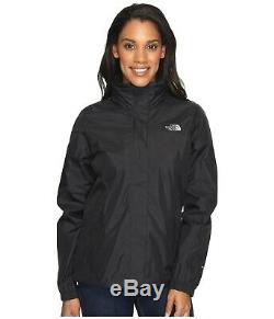 The North Face Women's Resolve 2 Jacket Waterproof Shell DryVent TNF Black NWT