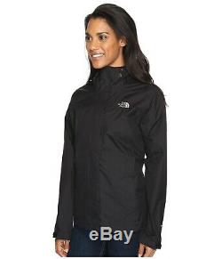 The North Face Women's Venture 2 Jacket Waterproof Shell DryVent TNF Black NWT