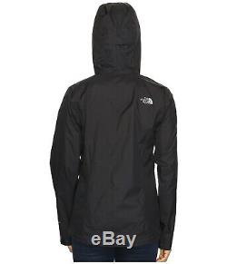 The North Face Women's Venture 2 Jacket Waterproof Shell DryVent TNF Black NWT