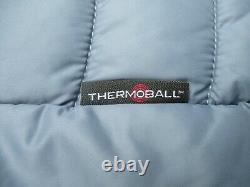 The North Face Womens Thermoball Jacket Primaloft Grey Insulated Padded M NEW