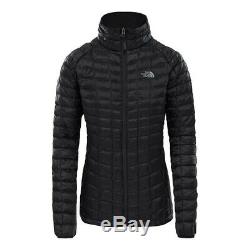 The North Face Womens Thermoball Sport Jacket Eco Fill Large TNF Black Brand New