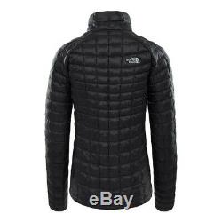 The North Face Womens Thermoball Sport Jacket Eco Fill Large TNF Black Brand New