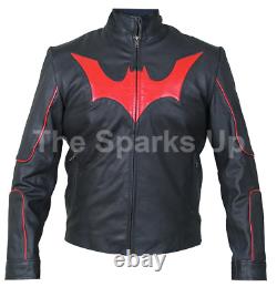 Trendy Batman Beyond Terry Mchinnis Casual Biker Halloween Style Leather Jacket