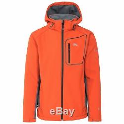 Trespass Strathy II Mens Softshell Jacket Breathable & Waterproof Coat With Hood