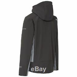 Trespass Strathy II Mens Softshell Jacket Breathable & Waterproof Coat With Hood