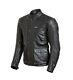 Triumph Beaufort 2 Black Leather Motorcycle Jacket New Mlhs18112
