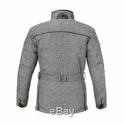 Triumph Motorcycles Mens Digby Tweed Cotton Riding Jacket NEW 60% OFF RRP