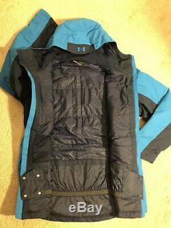 Under Armor Navigate Winter Snowboard Ski Coat Jacket Blue NEW Men's Large $200