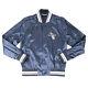 Valentino Lunar Punk Satin Teddy Jacket In Blue Rrp £1445 Sold Out Worldwide