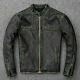 Vintage Distressed Black Faded New Men's Motorcycle Biker Real Leather Jacket