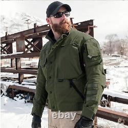 Waterproof Men's Army Military Tactical Jacket Windproof Multi Pocket Hiking