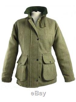 Waterproof Windproof Womens/Ladies Tweed Hunting Jacket