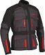 Weise Bora Mens Gunmetal Red Textile Armoured Motorcycle Jacket New Rrp £199.99