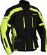 Weise Hornet Ii Mens Black Neon Yellow Textile Motorcycle Jacket New Rrp £189.99