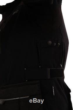 Weise Onyx Mens Black Waterproof Textile Motorcycle Jacket New RRP £249.99