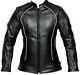 Women Motorcycle Leather Jacket Touring Rider Protection Leather Bike Jacket