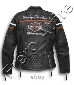 Women's Miss Enthusiast HARLEY-DAVIDSON Triple Vent System Leather Jacket