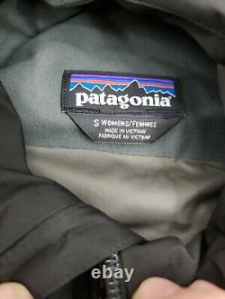 Women's Size Small Black Patagonia Calcite GTX Rain Wind Proof Jacket $249 84996