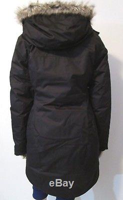 Womens The North Face TNF Far Northern Down Parka Waterproof Winter Jacket Black