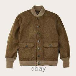 Wool Bomber Marsh Olive Dark Army Jacket Limited Civilian Filson Brown Wool Coat