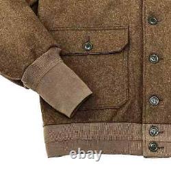 Wool Bomber Marsh Olive Dark Army Jacket Limited Civilian Filson Brown Wool Coat