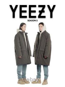 YEEZY Ye Long Padded Coat Jacket Parka Puffer Kanye West YZY Made In Italy Large