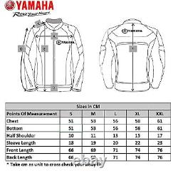 Yamaha Jackets Men's Motorcycle Riding Polyester Jacket Sizes
