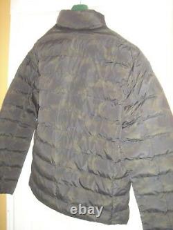 £190 Geox Respira Mens Jacket M7428m Taille 60 Camo Print Breathable System Nouveau