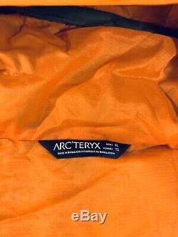 Arc'teryx Atom Lt Hoody Veste À Capuche Légère Basalte Orange Mens Taille XL Nouveau