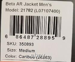 Arc’teryx Homme Beta Ar Pro Gore-tex Jacket Caribou Medium Nouveau