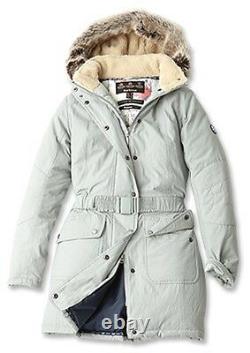 Barbour Arctic Expedition Fibre Down Rembourré Kirby Puffa Coat Jacket Taille Royaume-uni 10