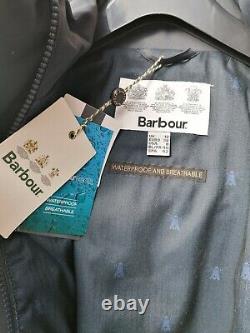 Bnwt Barbour Womens Coastal Roseate Waterproof Jacket Blue Uk10 12 14 Rrp£219