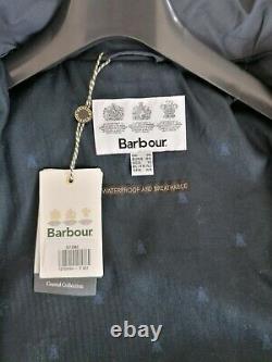 Bnwt Barbour Womens Coastal Roseate Waterproof Jacket Blue Uk10 12 14 Rrp£219