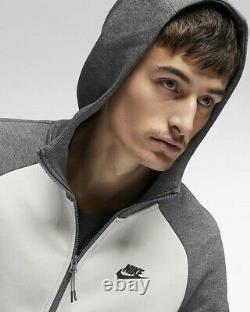 Bnwt Tn Tech Fleece Grey Nike Air Max Jacket Track Top Hoody Hoodie Full Zip