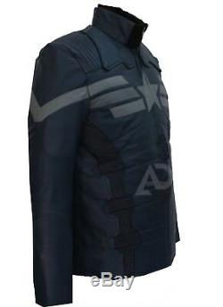 Chris Evans Veste En Cuir Captain America The Winter Soldier