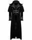 Gothic Steampunk Military Black Jacket Homme Punk Highwayman Regency Long Coat