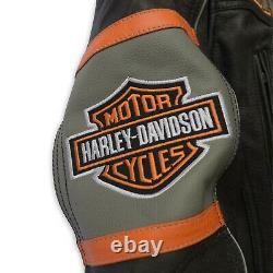 Harley Davidson Victory Lane Jacket Motorcycle Biker Real Buffalo Cracker Wlc