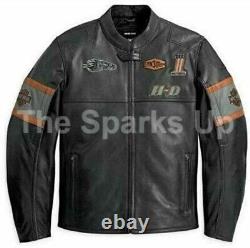 Hdmm Hommes Criant Eagle Micky Rourke's Real Lambskin Leather Moto Biker Jacket