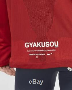 Hommes Nike Gyakusou Half Zip À Manches Longues En Cours Haut Sweater Jacket Gym Fitness