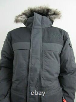 Hommes Tnf La Face Nord Mcmurdo III Down Parka Chaud Insulated Hiver Jacket Grey