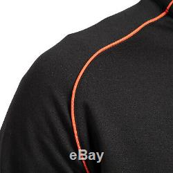 Hugo Boss Sport Survêtement Hommes Zip Up Sweatshirt Veste Et Pantalon Noir Set
