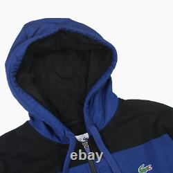 Lacoste Sport Tech Hooded Track Jacket Hoodie Mens 9 3xl XXXL Bnwt Nouveau Top Hoody