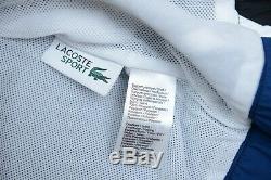 Lacoste Sport Wh9512 250 $ Athletic Blk Track Jacket Et Un Pantalon XL 6