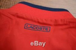 Lacoste Sport Wh9512 250 $ Mens Athletic Red Track Jacket Pantalons Survêtements L 5