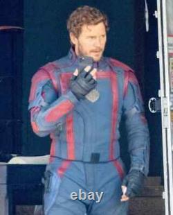 Les Gardiens de la Galaxie Vol 3 Veste bleue Star Lord Chris Pratt flambant neuf