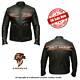 Lionstar Harley Davidson Moto Moto Real Leather Jacket