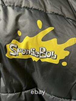 Membres Seulement X Nickelodeon Épongebob Buffer Coat Jacket Black XL Nouveau